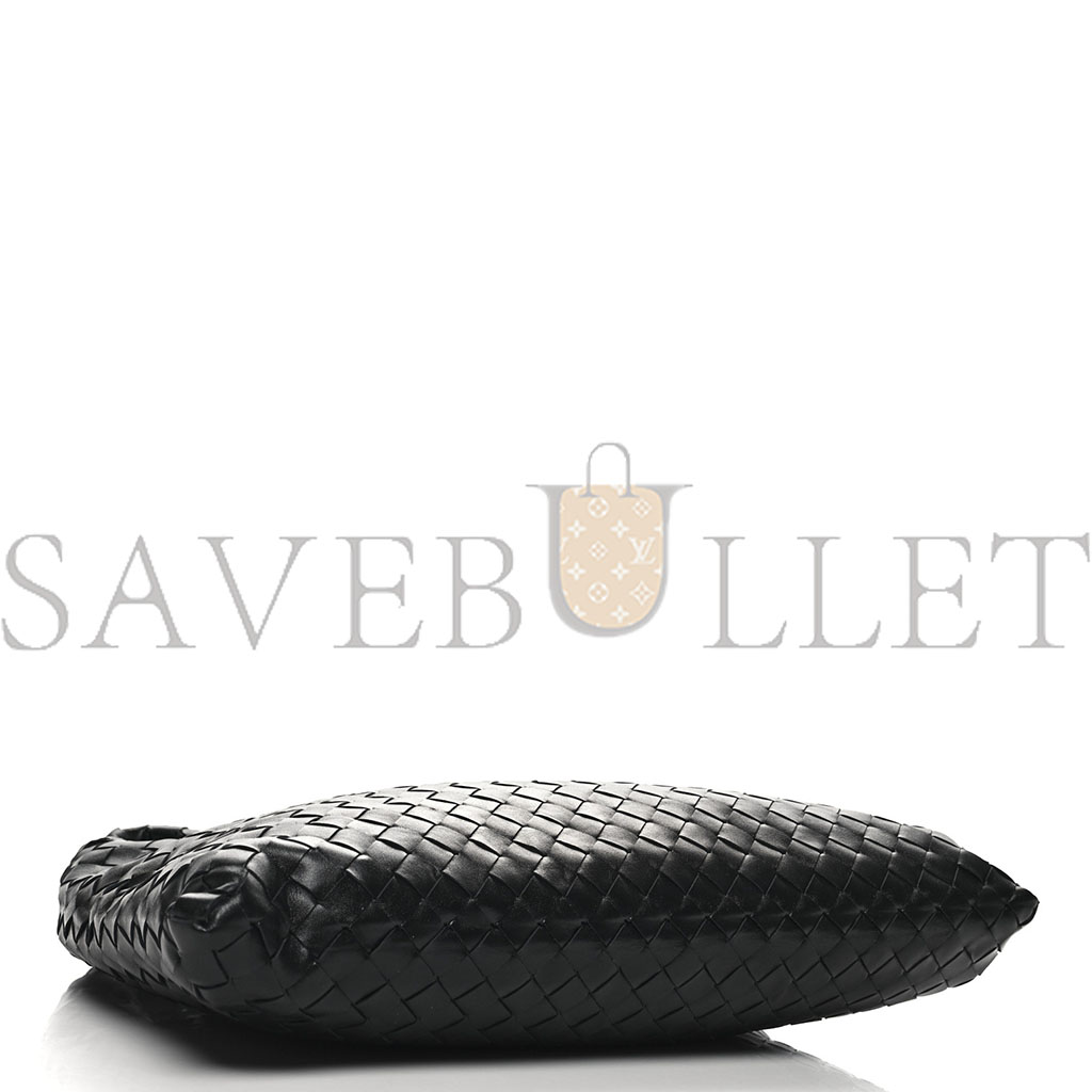 BOTTEGA VENETA NAPPA INTRECCIATO SMALL HOP BLACK  (44*29*8cm)